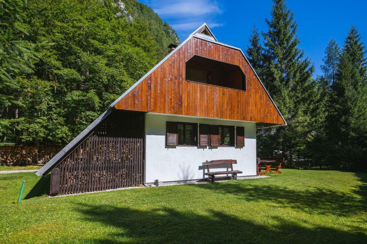 Вилла Pocitniska Hisa Radovna Zgornja Radovna Экстерьер фото