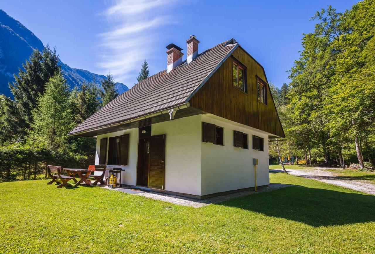 Вилла Pocitniska Hisa Radovna Zgornja Radovna Экстерьер фото
